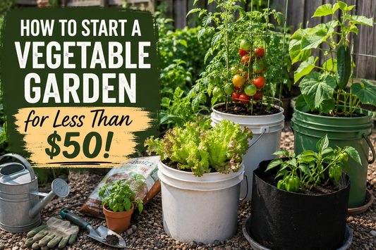 How to Start a Vegetable Garden for Less Than $50: A Beginner’s Guide
